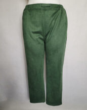 pantalon velours vert femme​