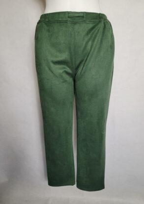 pantalon velours vert femme​